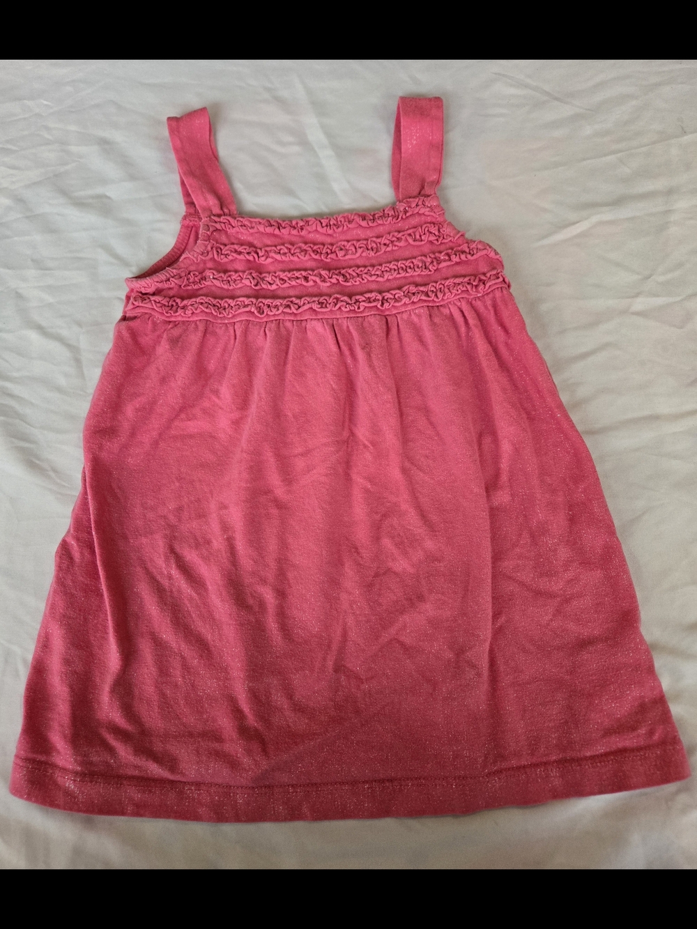 jumping beans Hot Pink Ruffle Tank Dress